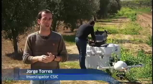 Grupo Teledetección aplicada a Agricultura de Precisión y Malherbología en Los Reporteros de Canal Sur Televisión