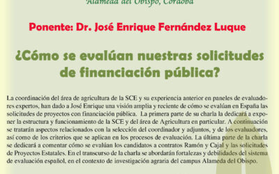 Seminario: ¿Cómo se evalúan nuestras solicitudes de financiación pública?
