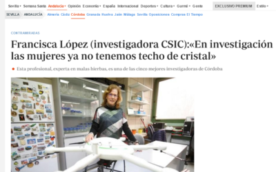 Excelente representación cordobesa en el «Top Plant Science and Agronomy Scientists in Spain”