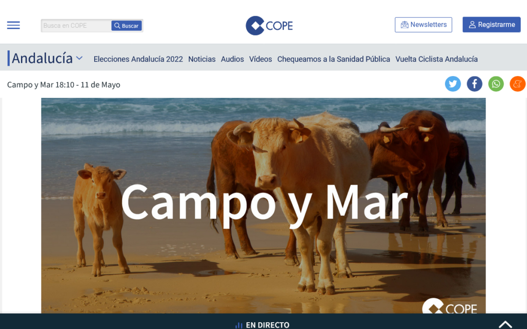 Programa “Campo y Mar” – Cope Andalucía – Diego Rubiales