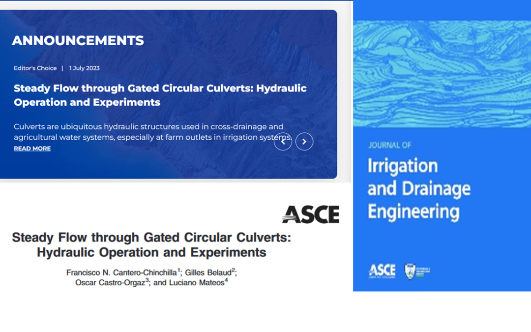 Editor’s Choice – Steady Flow through Gated Circular Culverts: Hydraulic Operation and Experiments