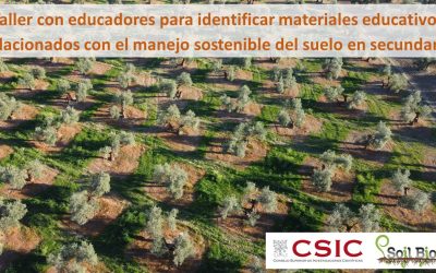 Taller con Educadores para identificar materiales educativos relacionados con el manejo sostenible del suelo en secundaria
