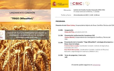 Presentación de la nueva Conexión.CSIC “Trigo (WheatNet)”