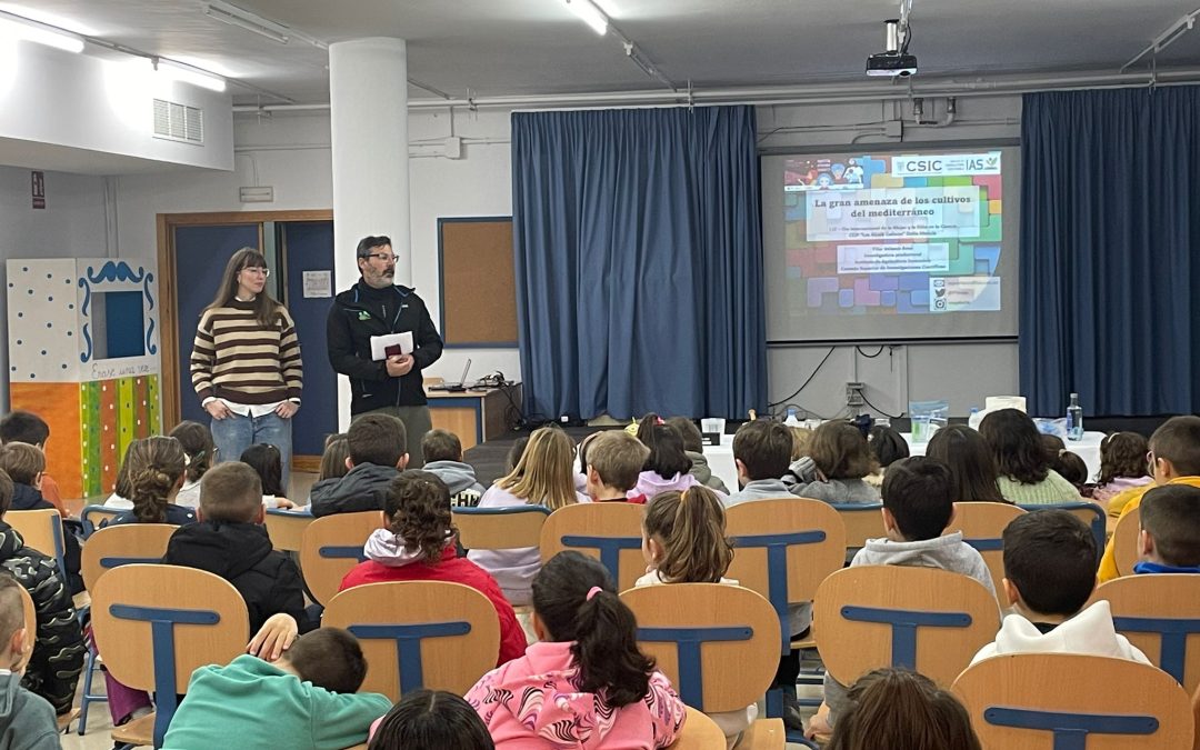 Visita al CEIP Los Alcalá Galiano – Día Internacional de la Mujer y la Niña en la Ciencia