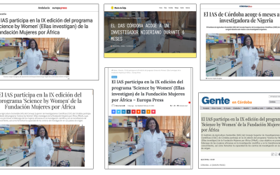 Seguimiento de la noticia: El IAS participa en la IX edición del programa “Science by Women” (Ellas investigan) de la Fundación Mujeres por África (FMxA)