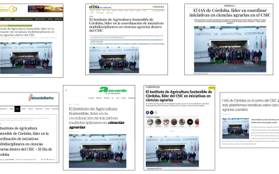 Seguimiento de la noticia: El Instituto de Agricultura Sostenible, líder en la coordinación de iniciativas multidisciplinares en ciencias agrarias dentro del CSIC
