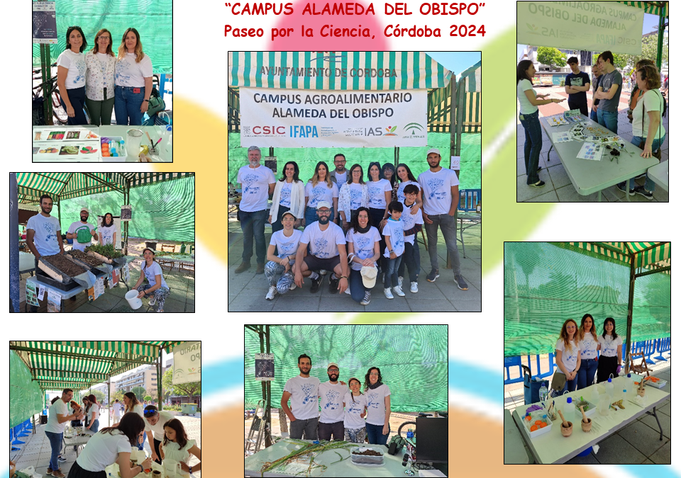 El Campus Alameda del Obispo (IAS-IFAPA) en el XVIII Paseo por la Ciencia de Córdoba