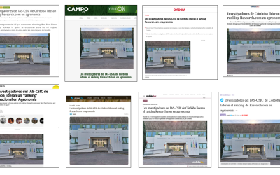 Seguimiento de la noticia: Los investigadores del IAS-CSIC de Córdoba lideran el ranking Research.com en agronomía