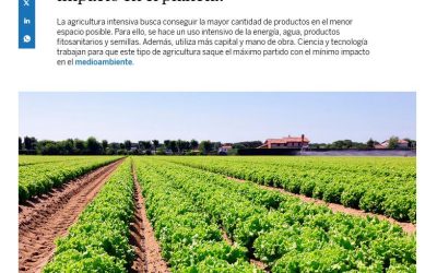 ¿Qué es la agricultura intensiva y cuál es su impacto en el planeta? – Francisco Villalobos