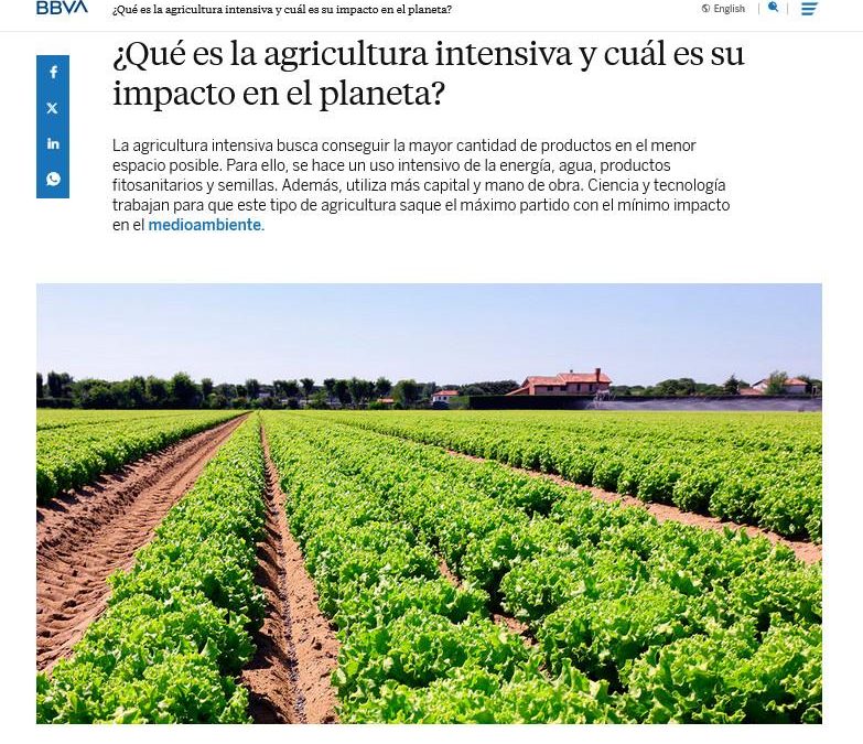 ¿Qué es la agricultura intensiva y cuál es su impacto en el planeta? – Francisco Villalobos