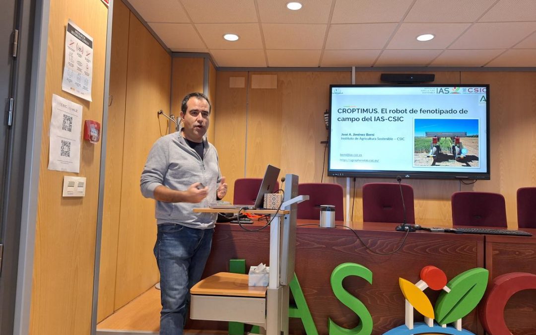 CROPTIMUS PRIME: Plataforma Robótica de Fenotipado de Campo del IAS-CSIC – José A. Jiménez Berni