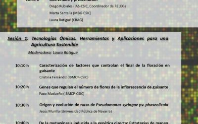 Webinario RELEG “Aplicación de tecnologías Ómicas para ayudar a los Programas de conservación y Mejora vegetal”