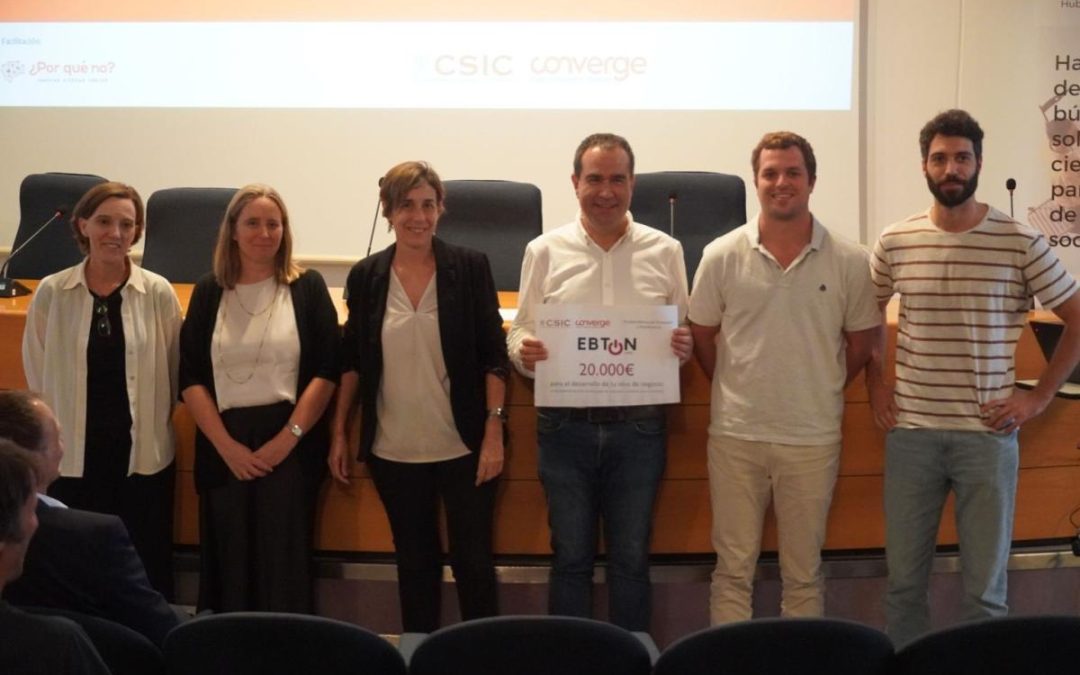 Investigadores del IAS logran una de las 4 ayudas del EBTon CSIC Valencia para la creación de empresas de base tecnológica
