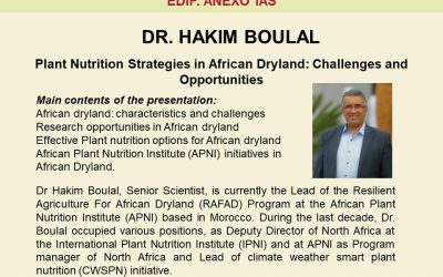 Ciclo de Seminarios IAS – Plant Nutrition Strategies in African Dryland: Challenges and Opportunities