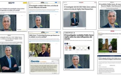 Seguimiento Noticia: El investigador del IAS-CSIC Pablo Zarco vuelve a entrar en la lista de Highly Cited Researchers