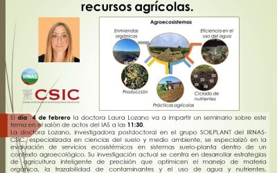 Ciclo de Seminarios IAS –  Preservación del suelo y eficiencia en recursos agrícolas