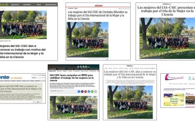 Seguimiento Noticia: Las mujeres del IAS-CSIC dan a conocer su trabajo con motivo del Día Internacional de la Mujer y la Niña en la Ciencia
