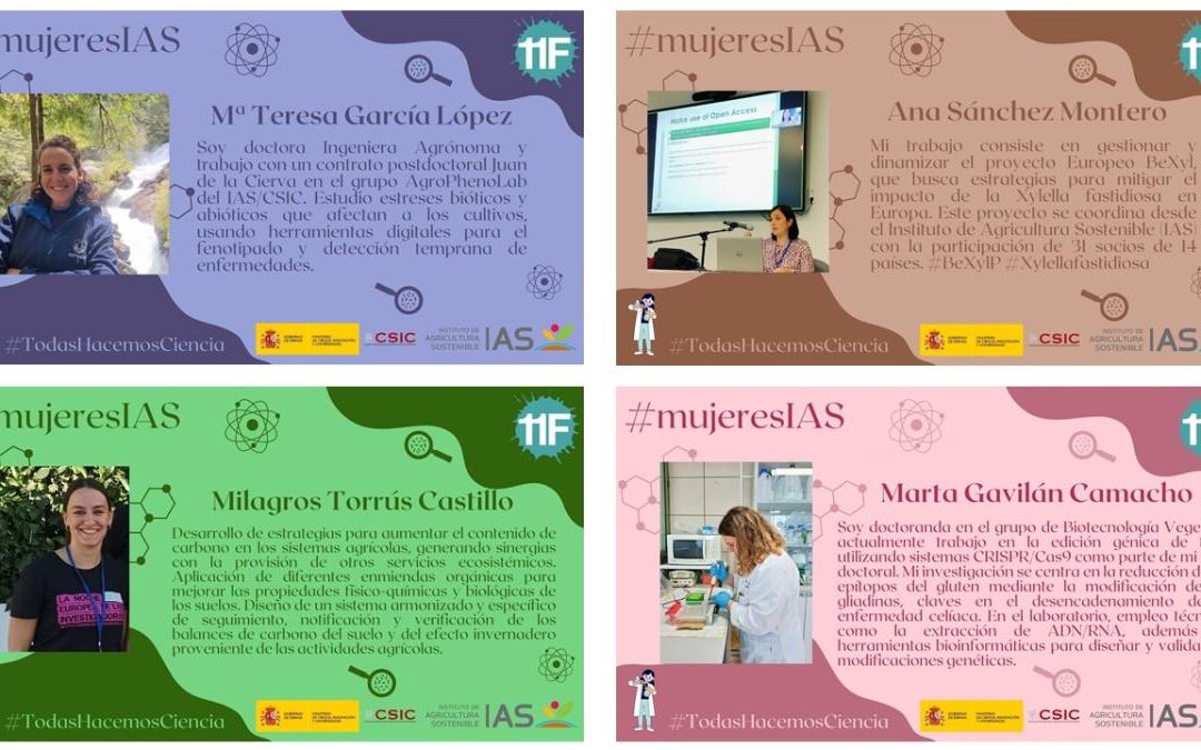 Mujeres IAS (I) – Día Internacional de la Mujer y la Niña en la Ciencia 2025