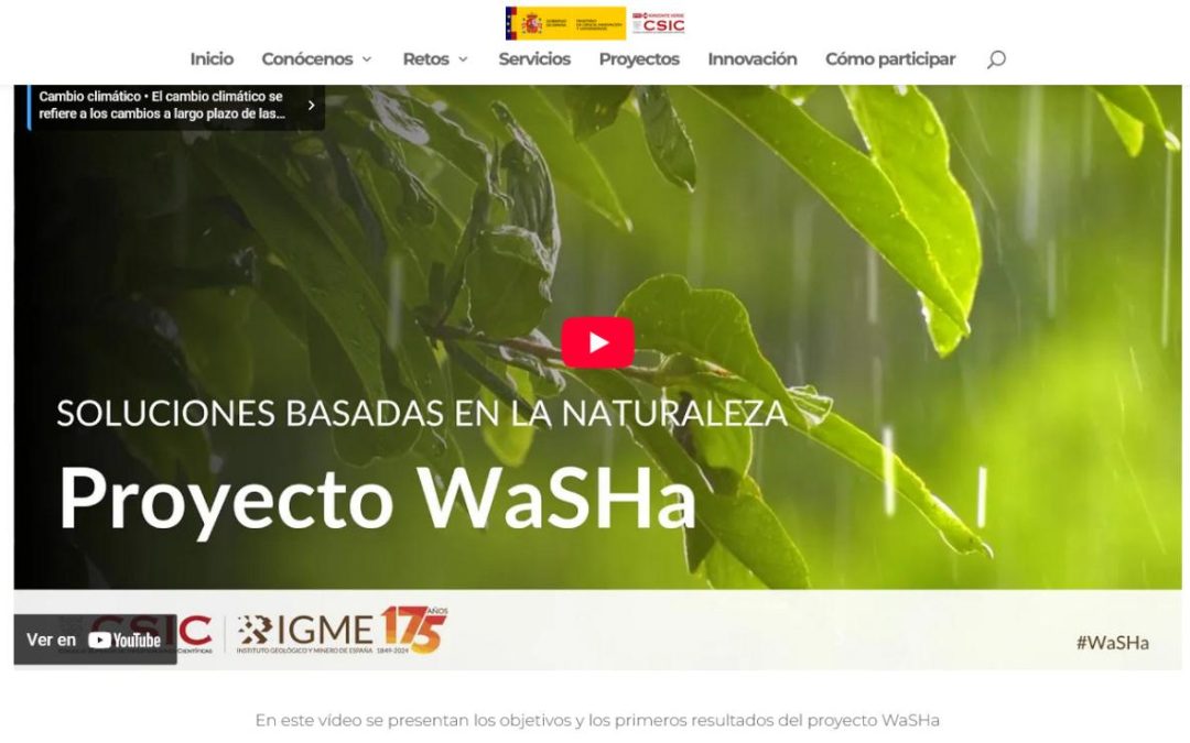 Presentación de los primeros resultados del proyecto WaSHa