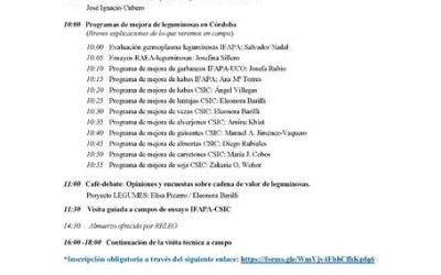 Jornada Técnica Nuevas Variedades de Leguminosas