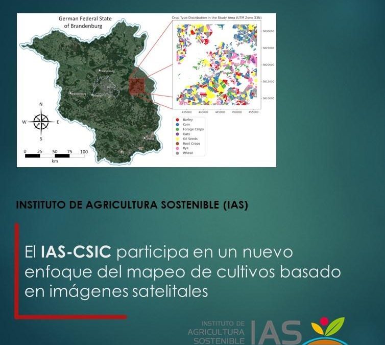 El IAS-CSIC participa en un nuevo enfoque del mapeo de cultivos basado en imágenes satelitales