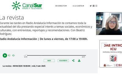Entrevista a Victoria González Dugo –  Radio Andalucía Información