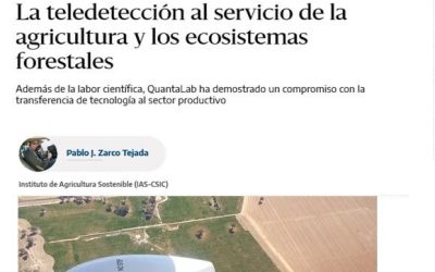La teledetección al servicio de la agricultura y los ecosistemas forestales – Pablo J. Zarco