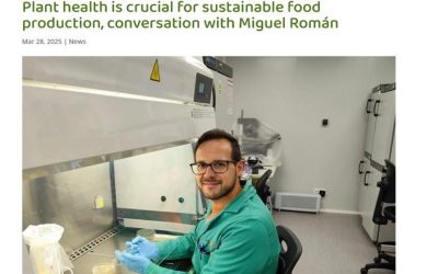 Plant health is crucial for sustainable food production, conversation with Miguel Román