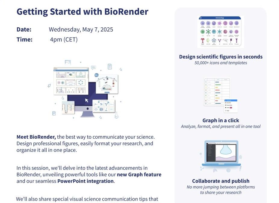 Ciclo de Seminarios IAS –  BioRender Webinar: Professional-grade visuals for effective science communication