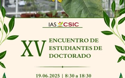 XV Encuentro de Estudiantes de Doctorado del Instituto de Agricultura Sostenible