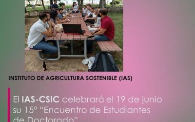 El IAS-CSIC celebrará el 19 de junio su 15º “Encuentro de Estudiantes de Doctorado”