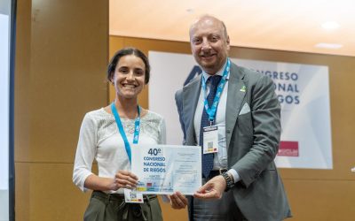 Mejor presentación de Jóvenes Investigadores, Congreso Nacional de Riegos –Paula Peña