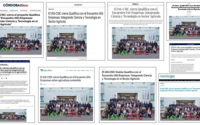 Seguimiento Noticia: El IAS-CSIC cierra el proyecto Qualifica con el “Encuentro IAS-Empresas: Integrando Ciencia y Tecnología en el Sector Agrícola”