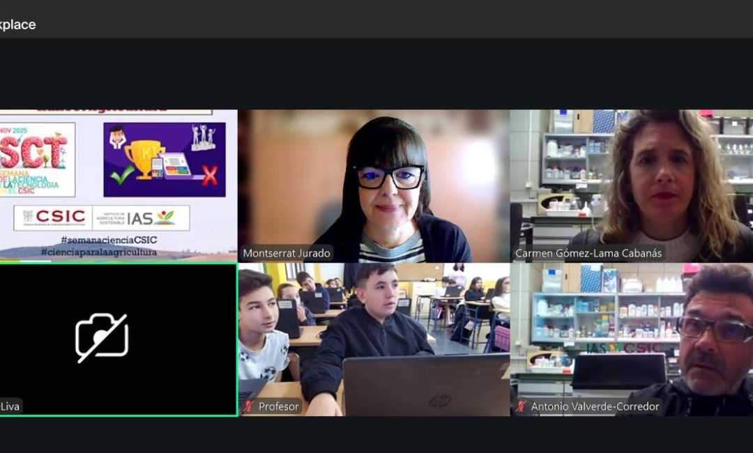 Tercera sesión de la Semana de la Ciencia 2025 en el IAS –  Kahoot Agricultura