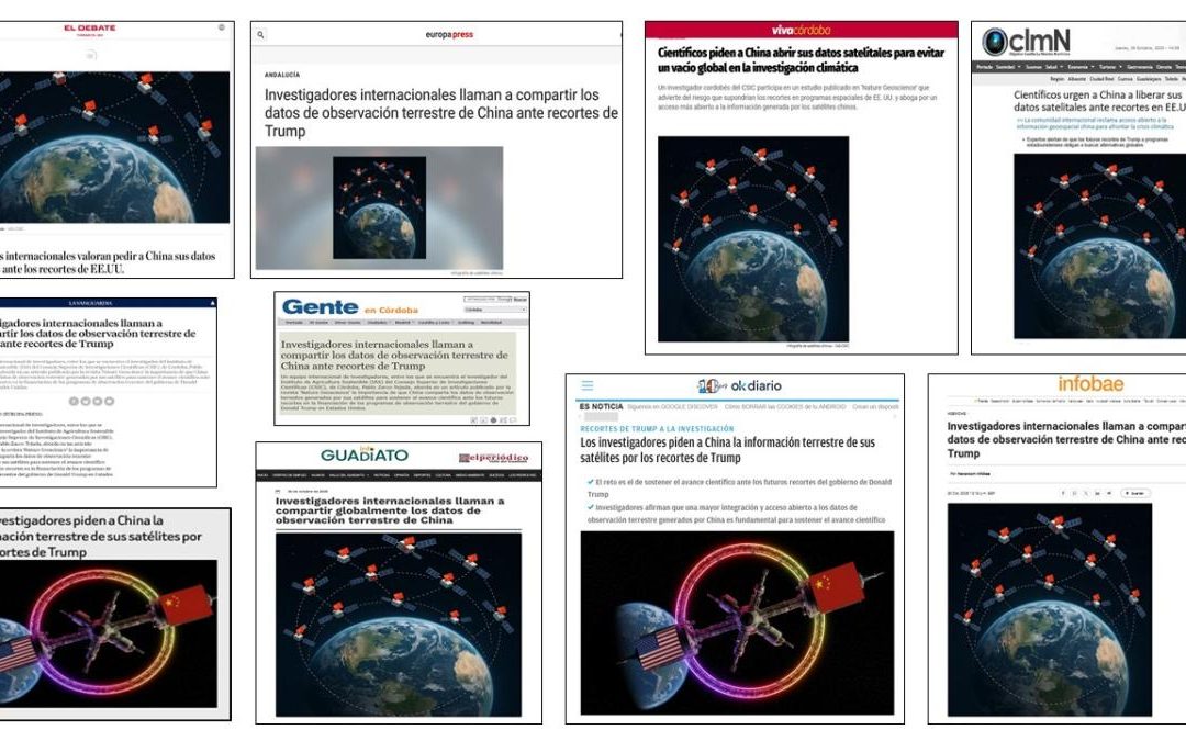 Seguimiento Noticia: Investigadores internacionales llaman a compartir globalmente los datos de observación terrestre de China
