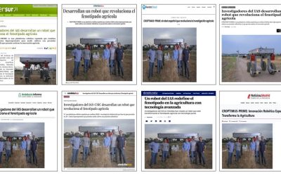 Seguimiento Noticia: Investigadores del IAS desarrollan un robot que revoluciona el fenotipado agrícola