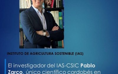 El investigador del IAS-CSIC Pablo Zarco, único científico cordobés en la lista de los más citados del mundo