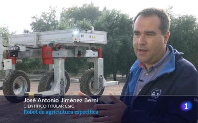 Croptimus – Robot Agrícola, entrevista a José A. Jiménez Berni en “Noticias Andalucía” – RTVE