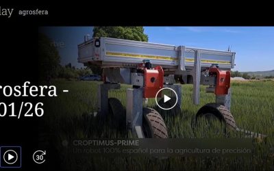 CROPTIMUS PRIME, Un robot 100% español para la agricultura de precisión en “Agrosfera” – RTVE