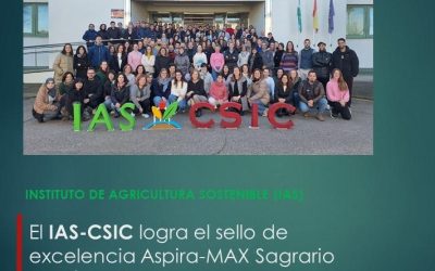 El IAS-CSIC logra el sello de excelencia Aspira-MAX Sagrario Martínez Carrera