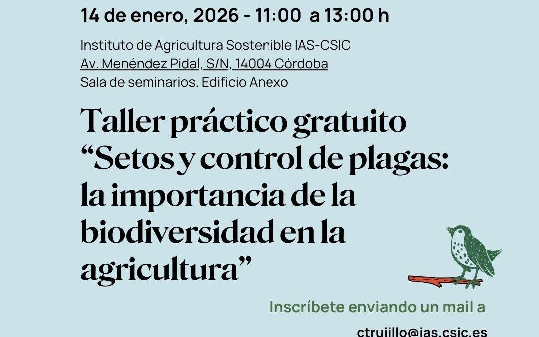 Taller Setos y control de plagas: la importancia de la biodiversidad en la agricultura