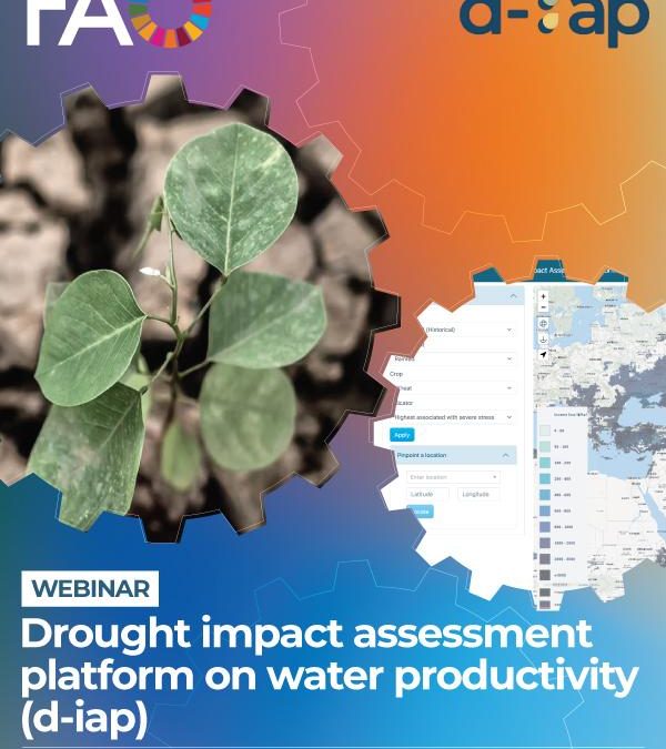 WEBINAR – Drought Impact Assessment Platform on water productivity (d-iap)n