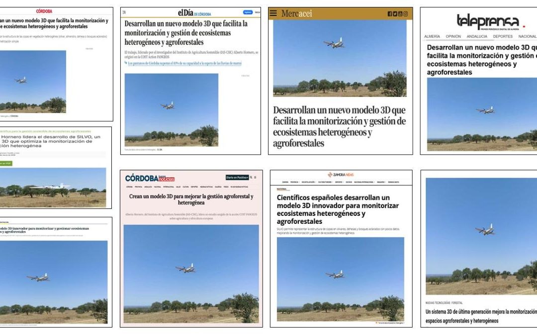 Seguimiento noticia: Desarrollan un nuevo modelo 3D que facilita la monitorización y gestión de ecosistemas heterogéneos y agroforestales