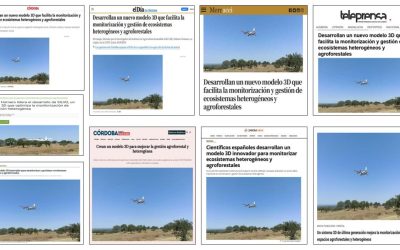 Seguimiento noticia: Desarrollan un nuevo modelo 3D que facilita la monitorización y gestión de ecosistemas heterogéneos y agroforestales