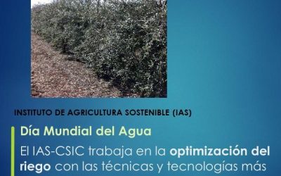 El IAS-CSIC trabaja en la optimización del riego con las técnicas y tecnologías más avanzadas