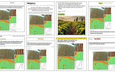 Seguimiento noticia: El IAS-CSIC lidera dos estudios internacionales en la nueva frontera de la teledetección hiperespectral