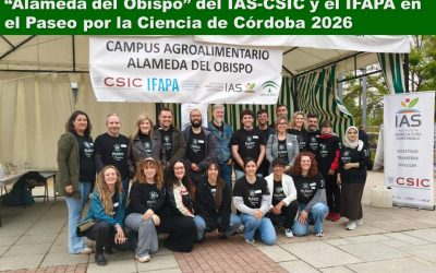 Cientos de personas pasan por el stand “Campus Alameda del Obispo” del IAS-CSIC y el IFAPA en el Paseo por la Ciencia de Córdoba 2026