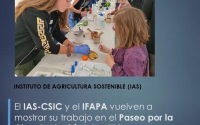 El IAS-CSIC y el IFAPA vuelven a mostrar su trabajo en el Paseo por la Ciencia de Córdoba 2026