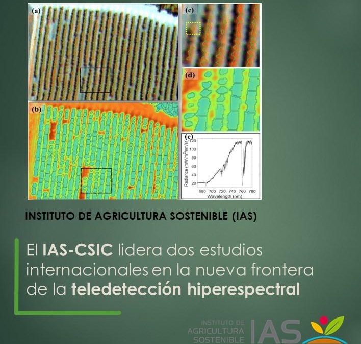 El IAS-CSIC lidera dos estudios internacionales en la nueva frontera de la teledetección hiperespectral