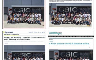 Seguimiento noticia: El IAS-CSIC celebra su 16º Encuentro de Estudiantes de Doctorado